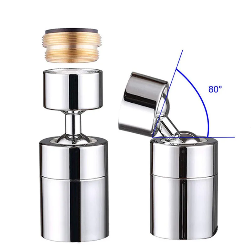 Насадка На кран с поворотом на 360 градусов водосберегающий латунный распылитель