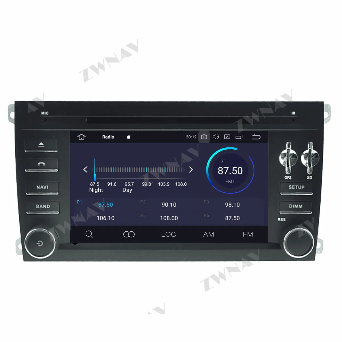 Carplay для Porsche Cayenne 2003 2004 2005 2006 2007 2008 2009 2010 Android 10 плеер GPS аудио стерео радио рекордер