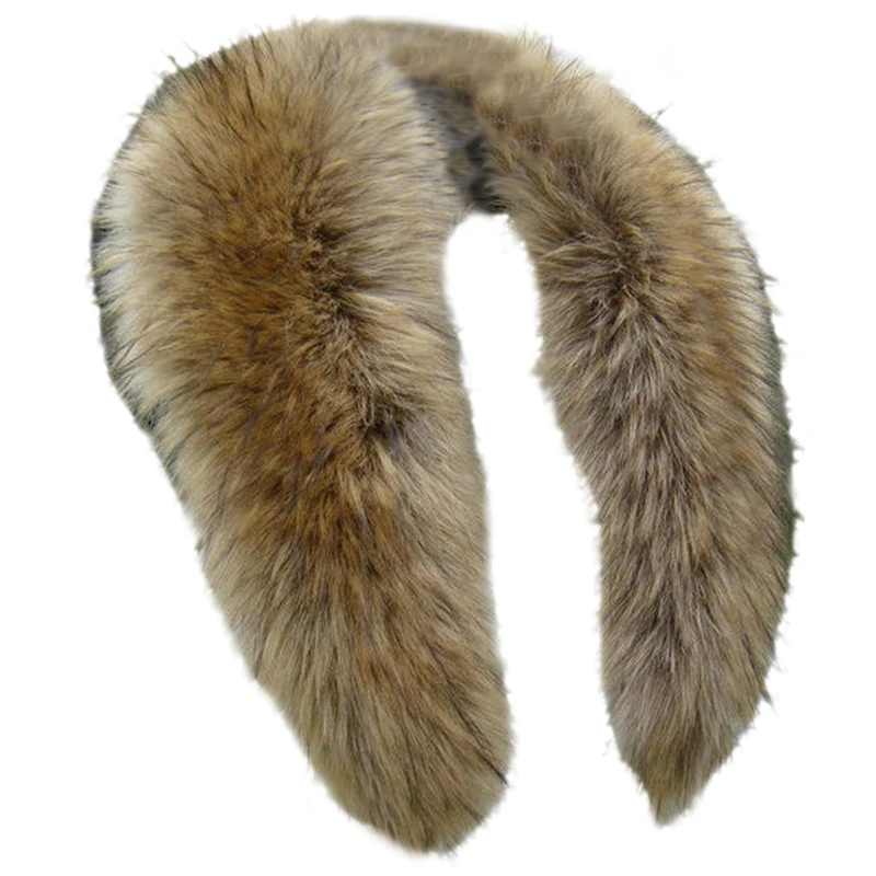 Зимний модный роскошный воротник из искусственного лисьего меха шарф теплый