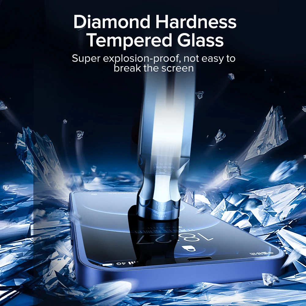 joyroom 360 full cover phone case for iphone 12 pro max anti fall tempered glass shockproof phone cover for iphone 12 pro case free global shipping