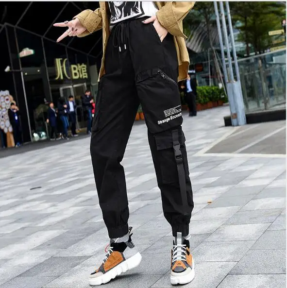 Women's waist elastic loose casual trousers | Женская одежда