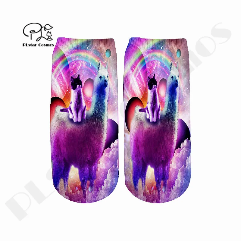 

Plstar Cosmos Cartoon Funny 3DPrint Socks Cat Space Art Hippie Psychedelic Man/Women Funny Unisxe High Quality Dropshopping A-1