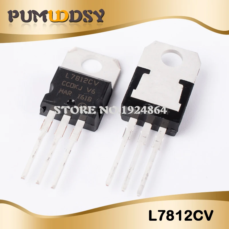 100 шт. L7812CV TO 220 L7812 LM7812 7812 регуляторы напряжения IC|Интегральные схемы| |
