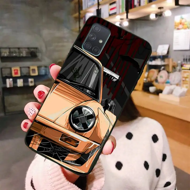 HPCHCJHM крутой японский JDM спортивный автомобиль ТПУ черный чехол для телефона