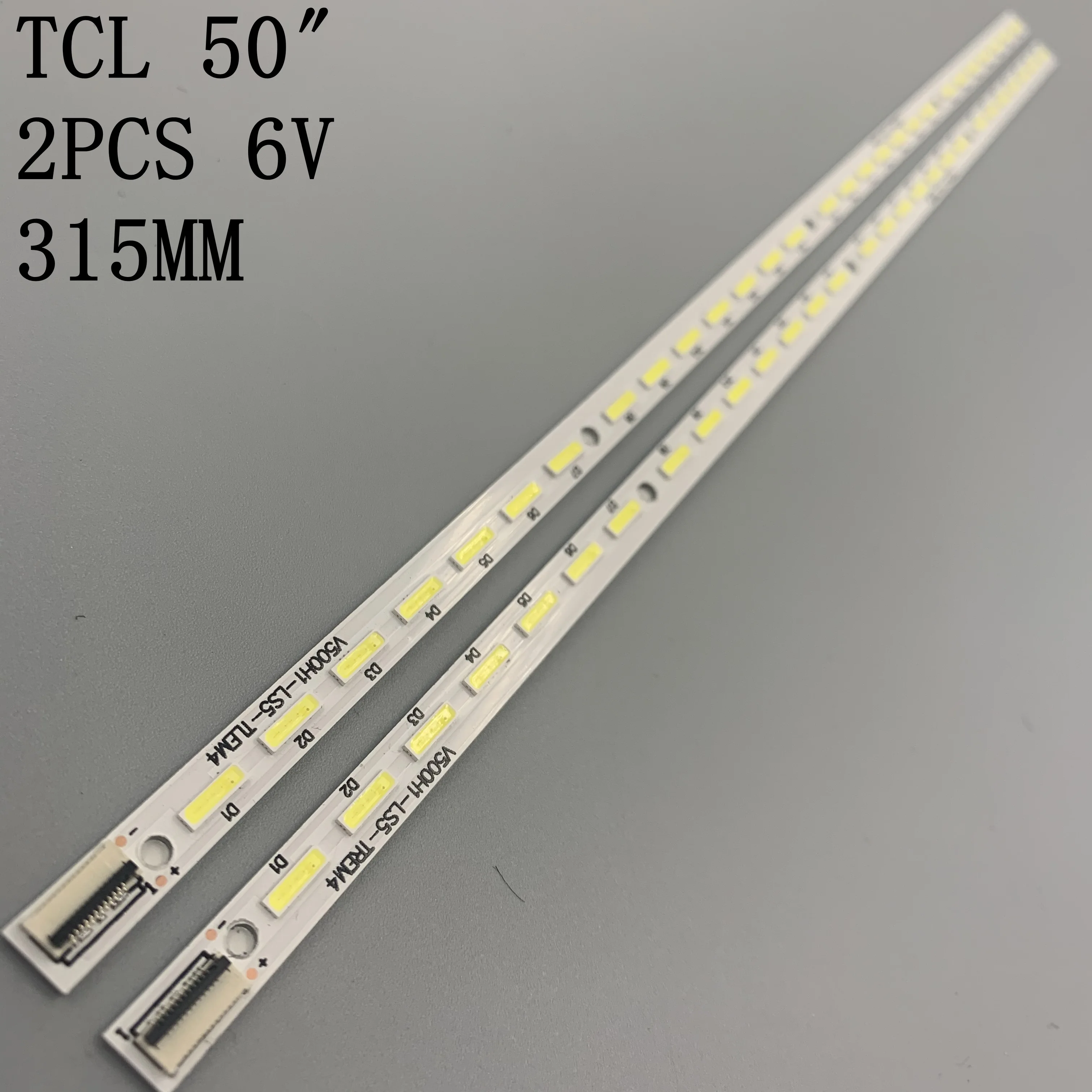 

Светодиодная лента 4A-D071074 V500H1-LS5-TLEM4 V500H1-LS5-TREM4 для TCL LE50D8800 L50E5000A L50E5050A LE50D880 L50E5010A, 2 шт.