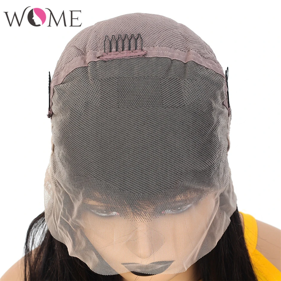 Женские парики на полной сетке бразильские прямые из человеческих волос 150%