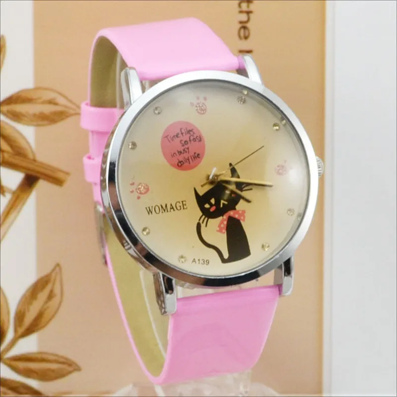 Часы женские кварцевые с кожаным ремешком | Наручные часы