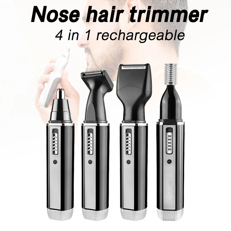 

4-in-1 Electric Beard Shaver for Men Hair Clipper Set Nose Shaving Hair Trimmer MH88