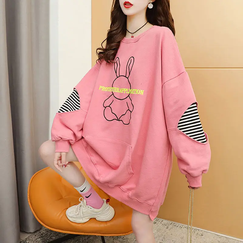 

Medium and long cute vests women's 2021 spring new Korean style Joker loose size jacket