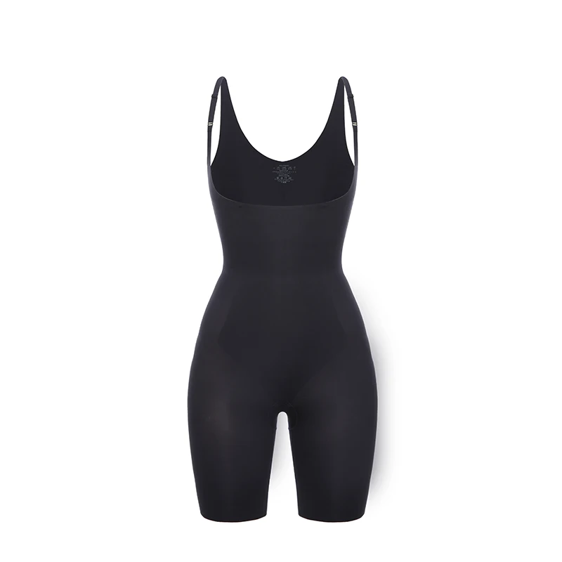 Black Joyshaper Silm Body Shaper для женщин, регулируемый животик, контроль талии, тренажер, сексуальный, открытый бюст, боди, подтяжки, нижнее белье, плюс размер - Цвет: Black
