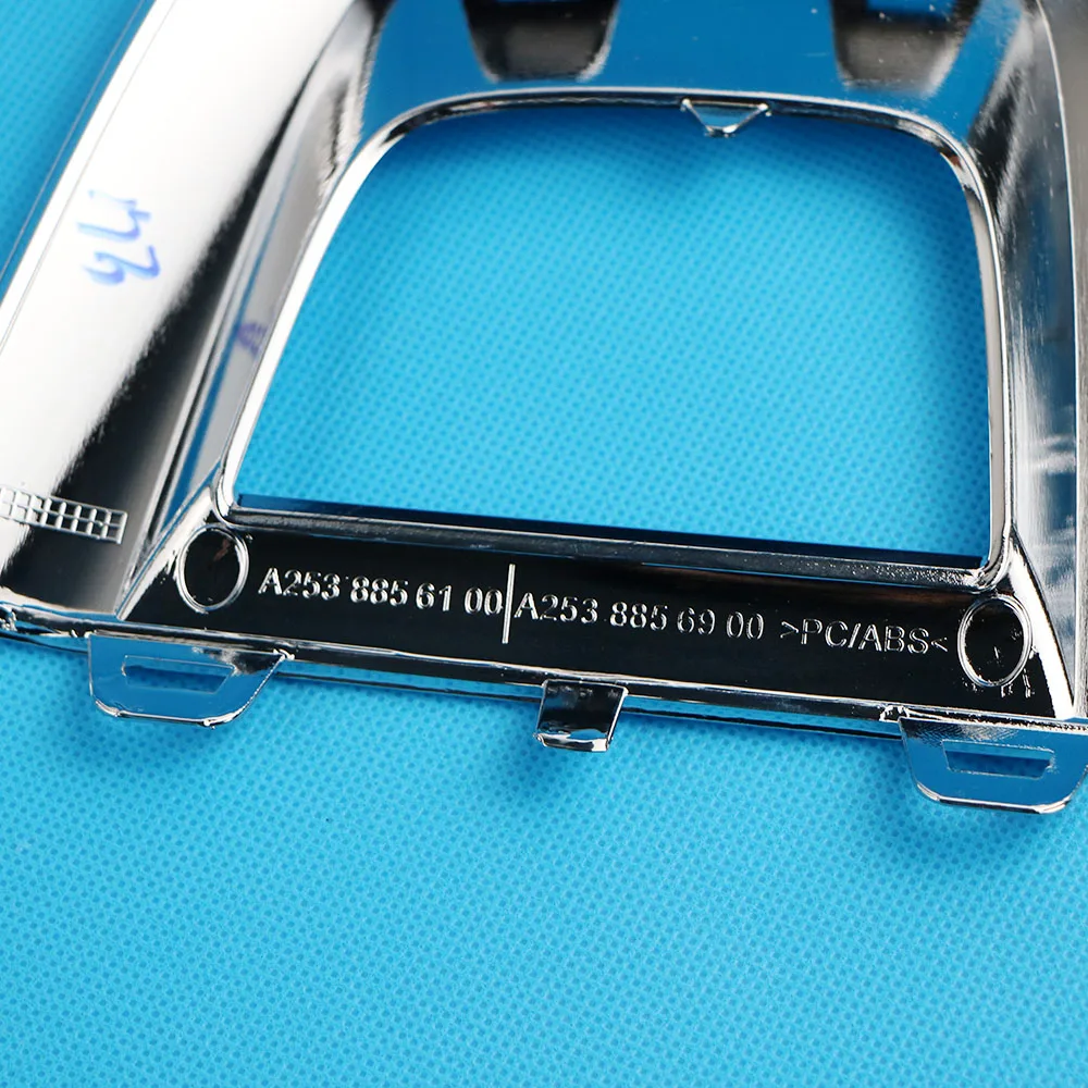 Chome левый передний бампер нижняя защитная крышка декоративная отделка для