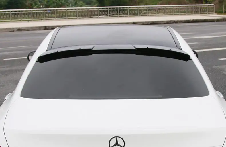 For Benz W205 Roof Spoiler ABS Material Car Rear Wing Primer Color C180 C200 C260 2015+ | Автомобили и мотоциклы