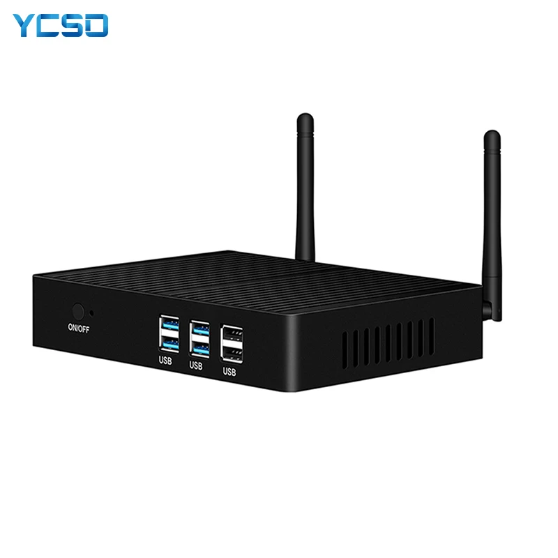 YCSD Intel Core Mini PC i3 7100U i5 7200U i7 4500U Windows 10 HTPC 4K неттоп офисный компьютер HDMI VGA WiFi 4xUSB3.0