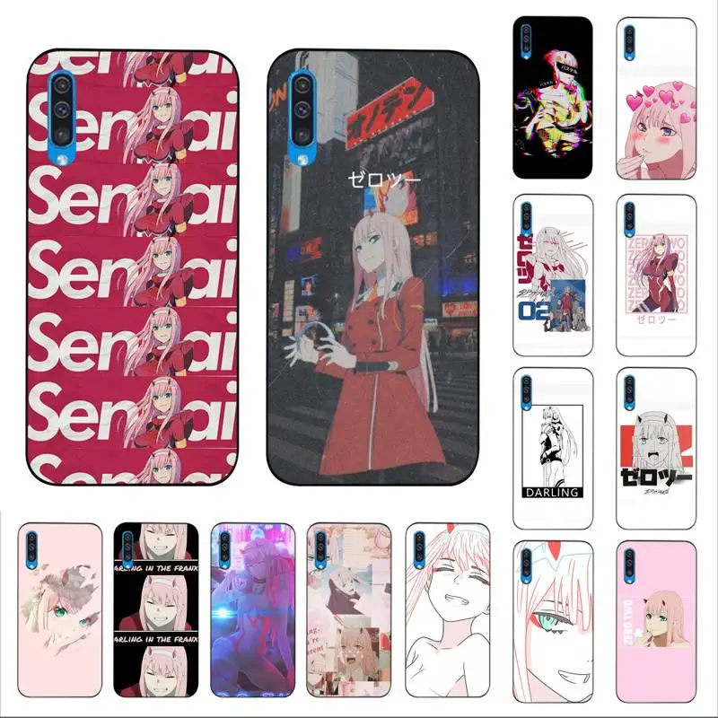 

MaiYaCa Zero Two Darling in the FranXX Anime Phone Case for Samsung A30s 51 5 71 70 40 10 20 s 31 A7 A8 2018
