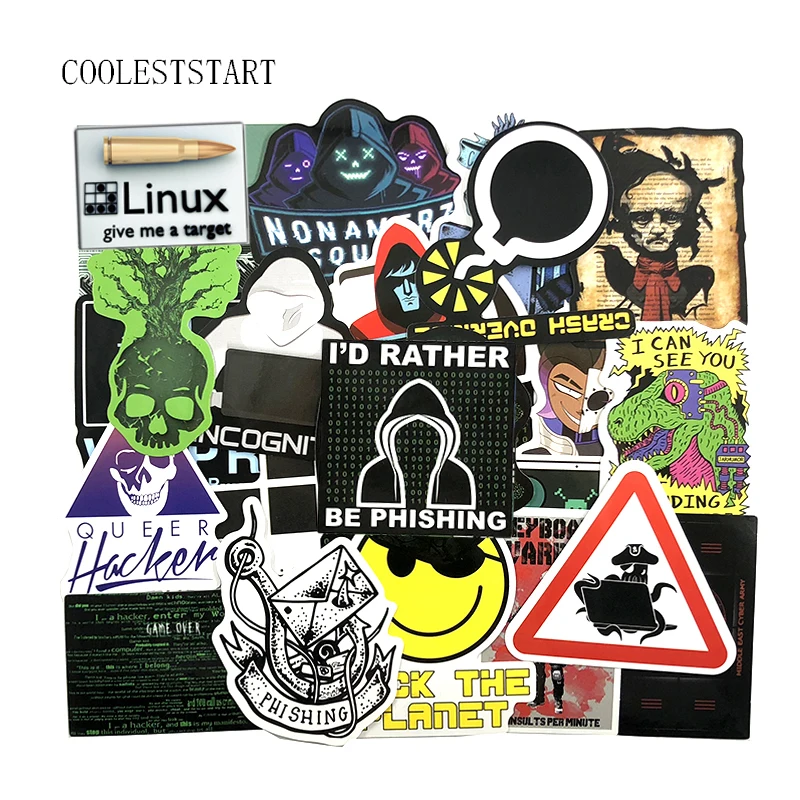 50 шт./компл. хакер граффити Стикеры программист с Java для Чемодан мотоцикл ноутбук