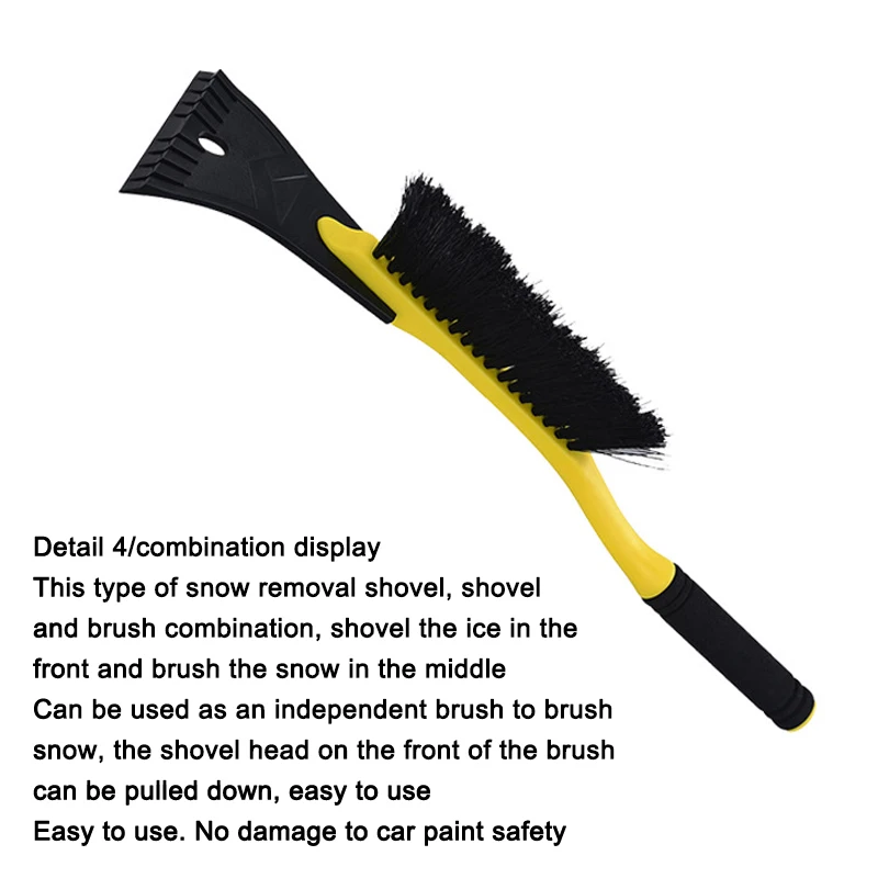 

Car Vehicle Snow Ice Scraper Snow Brush Shovel Removal Brush Winter Tools for the Car Durable HB88