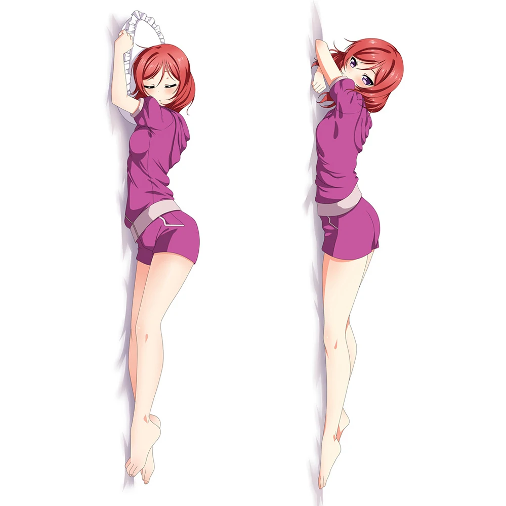 

Подушка двусторонняя с принтом дакимакура, наволочка, пижама для обнимания тела из аниме «Lovelive», Otaku