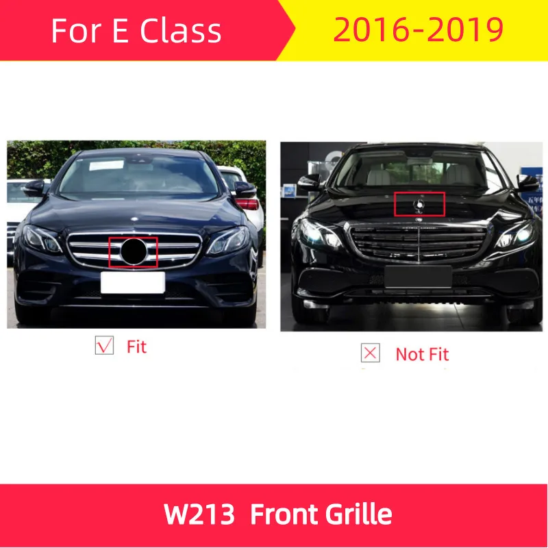 Решетка бампера для mercedes W213- E класс E200 E250 E300 E320 E350 Спортивная передняя решетка E63 стиль ABS