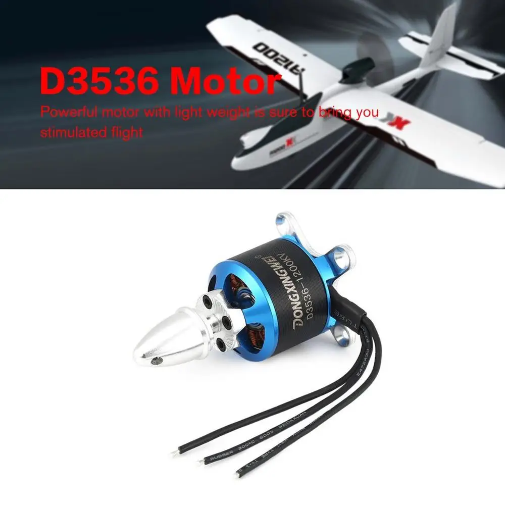 DXW D3536 1200KV 2-4S бесщеточный двигатель для RC FPV Самолет с неподвижным крылом самолета