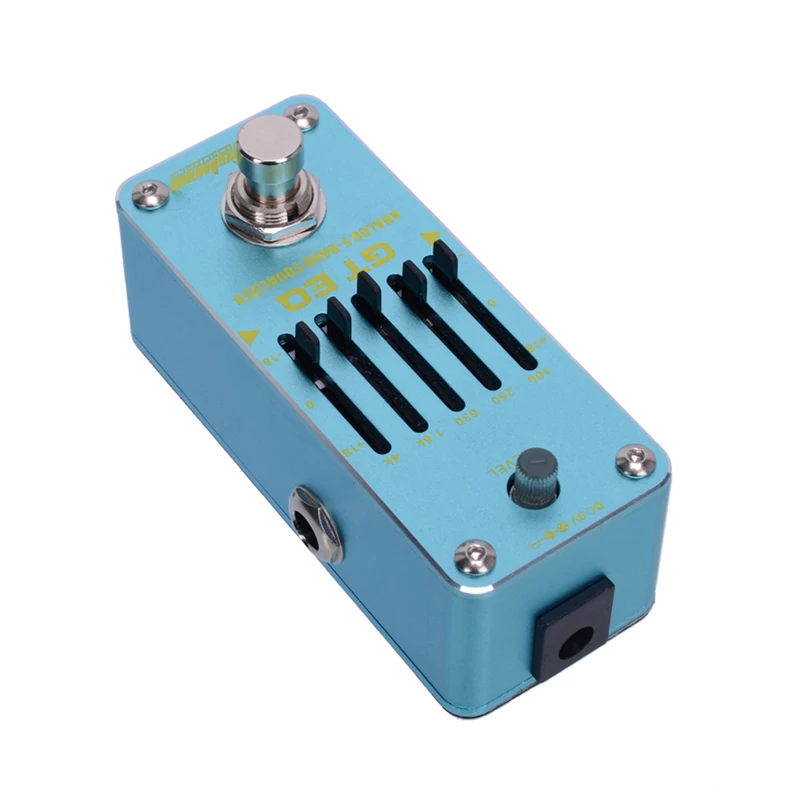 New AROMA AEG-3 GT EQ 5-Band Guitar Equalizer Mini Analogue Effect True Bypass+Free Connector | Спорт и развлечения
