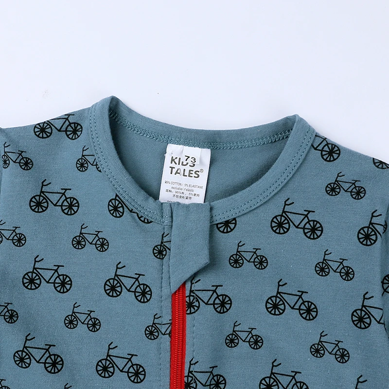 Детские комбинезоны хлопковая одежда для новорожденных с коротким рукавом