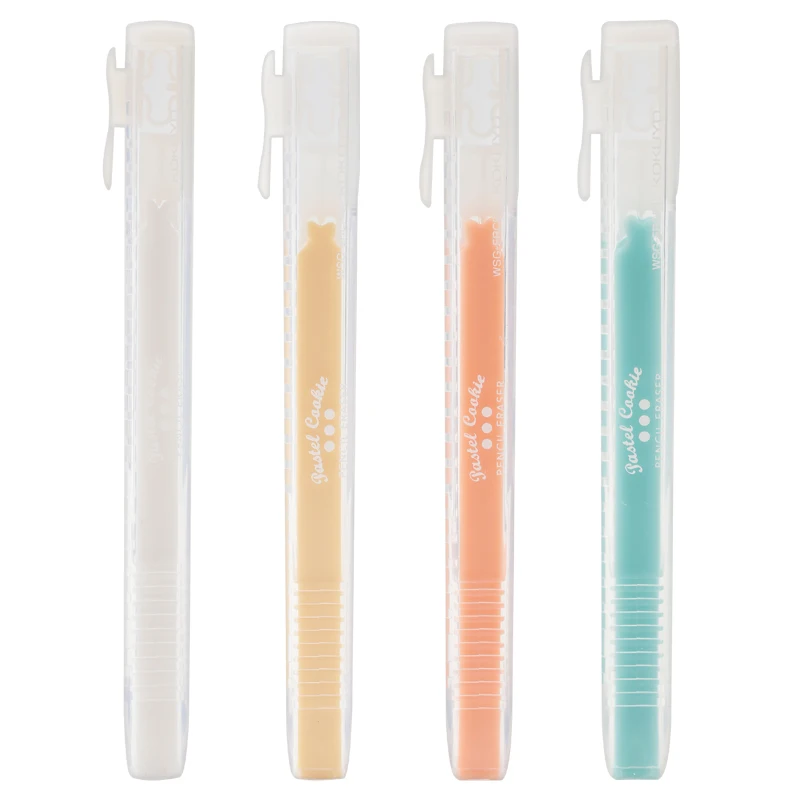 Стиратели для печенья KOKUYO WSG ERCP1 Pastel Kawaii милые Сменные стержни Доступно 4 цвета