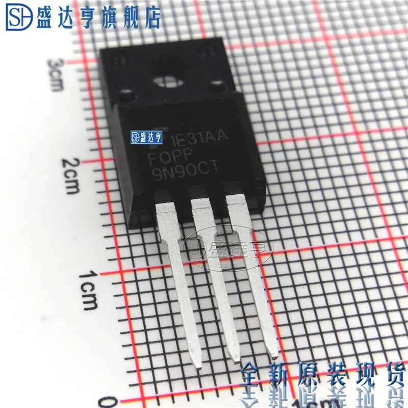 10Pcs/Lot FQPF9N90CT 9A 900V TO220F DIP MOSFET Transistor NEW Original In Stock | Электронные компоненты и