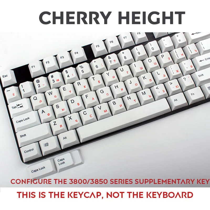 Русский Корейский Японский PBT Keycap OEM профиль краситель Sub Тепловая Сублимация для Cherry MX механическая клавиатура клавишный переключатель - Цвет: Russian cherry