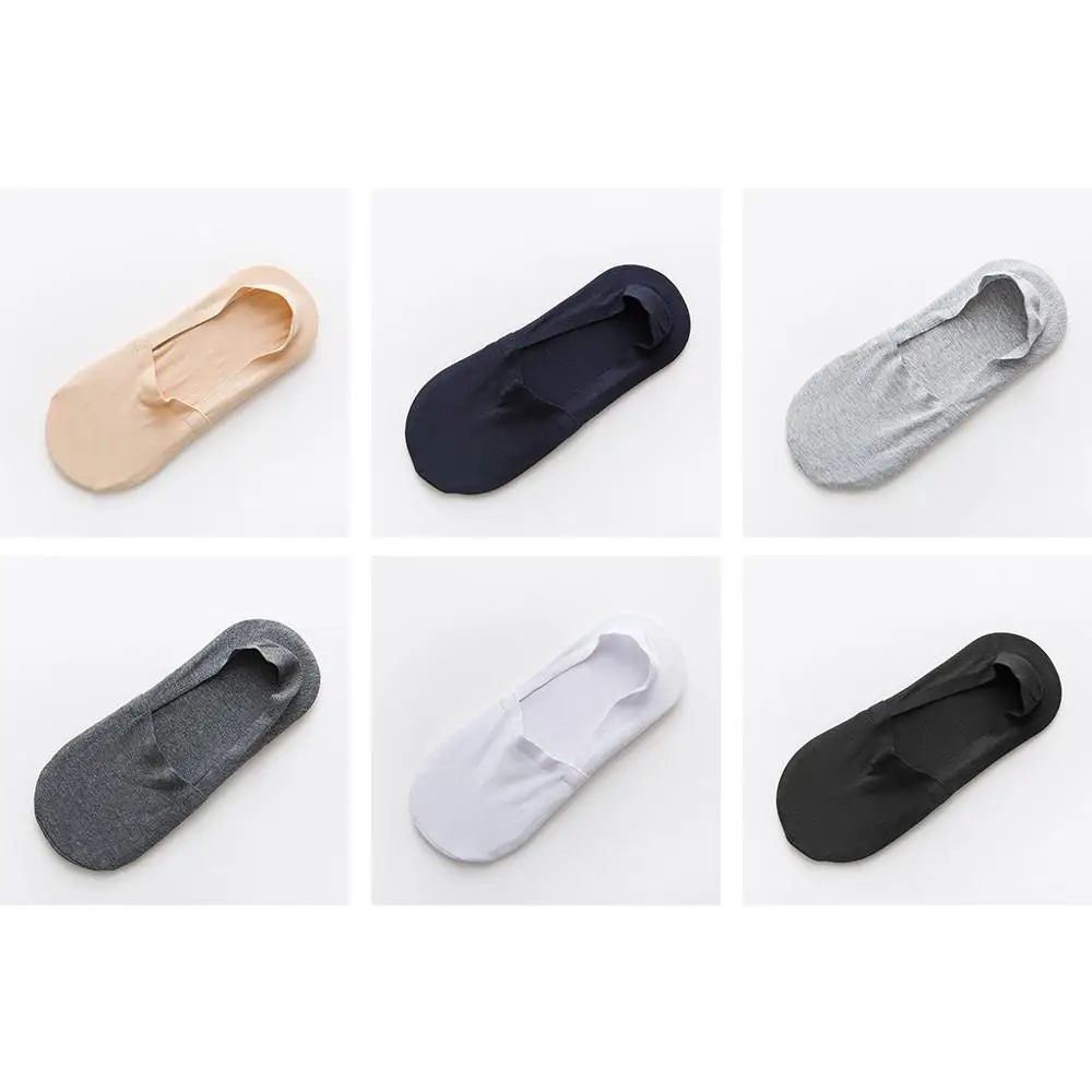 10 пар в комплекте Модные мужские Нескользящие невидимые носки с низким вырезом