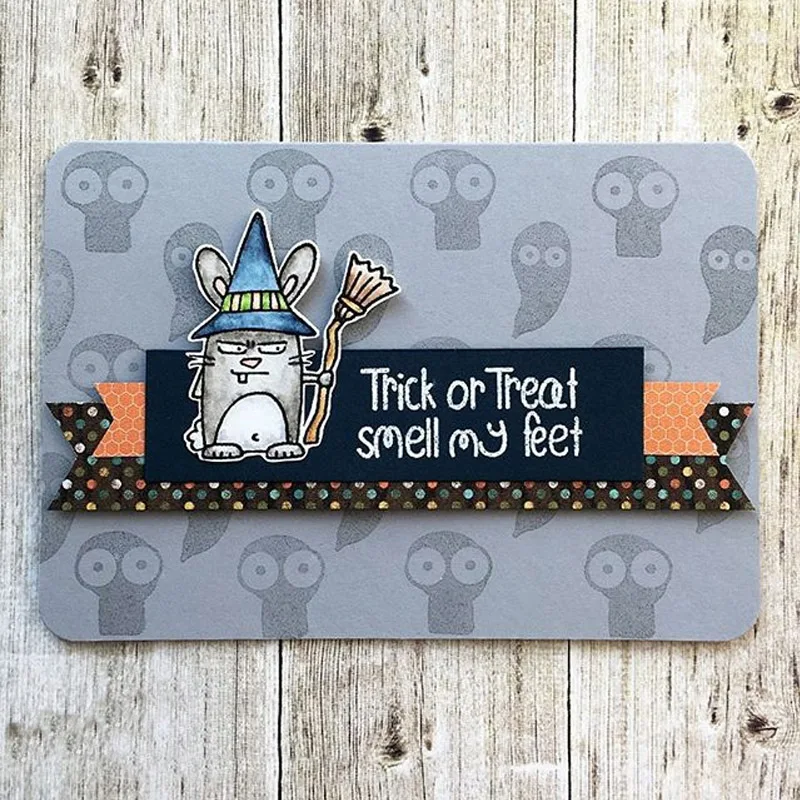 Металлические пресс-формы с прозрачными штампами набор милых животных Мышки