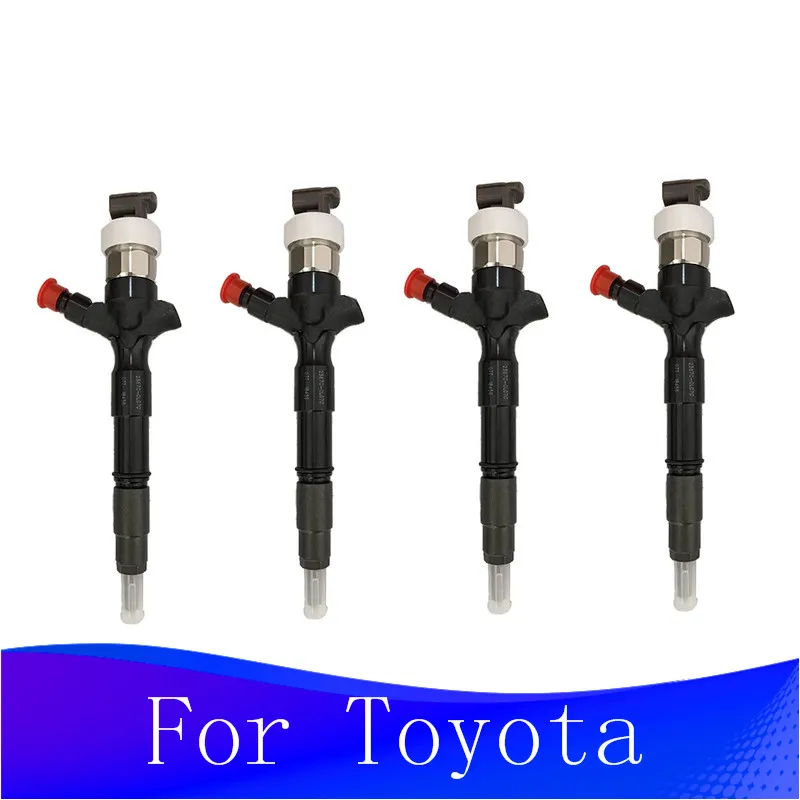 

4Pcs 2KD-FTV injector 23670-09360 for DENSO injection diesel TOYOTA HILUX 23670-0L070 095000-8740 095000-7761 HIACE V2.5 D4D