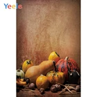 Фон для фотостудии с изображением осенней фермы урожая тыквы винтажной стены детского портрета на День Благодарения