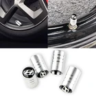 4 шт., серебристые колпачки для клапанов автомобиля Hyundai Matrix I10 Elantra Getz Sonata XG townan Tucson
