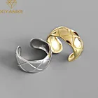 Модные Простые геометрические кольца XIYANIKE с серебряным покрытием для мужчин и женщин, обручальное свадебное кольцо, ювелирные изделия, предотвращающие аллергию
