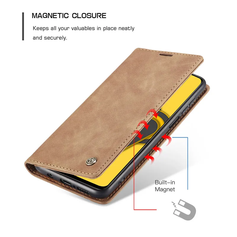 Redmi Note 9 Pro Case Leather Magnetic Flip Case For Etui Xiaomi Redmi Note 9S Cover Xiomi 10T Pro Lite Redmi note9 Pro Max Case