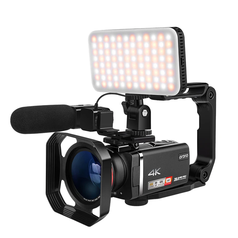 Фото Камера видеонаблюдения Ordro AX60 профессиональная видеокамера 4K для прямой