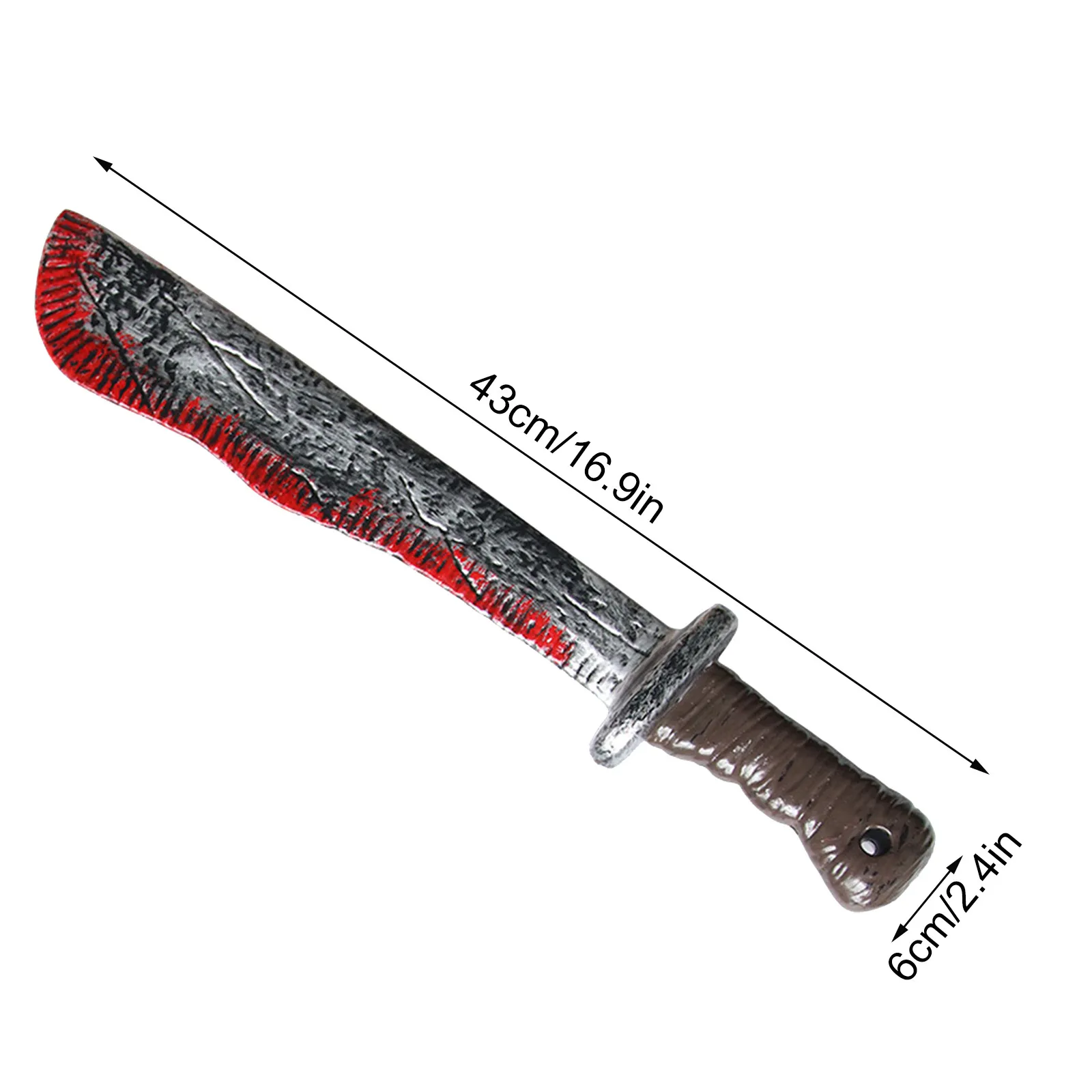 Хэллоуин нож крови кровавый острый имитация пластиковый Чоппер реквизит для