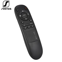 seenda 2 4g wireless remote control laser pointer air mouse function ppt clicker handheld touchpad mouse for smart android tvbox