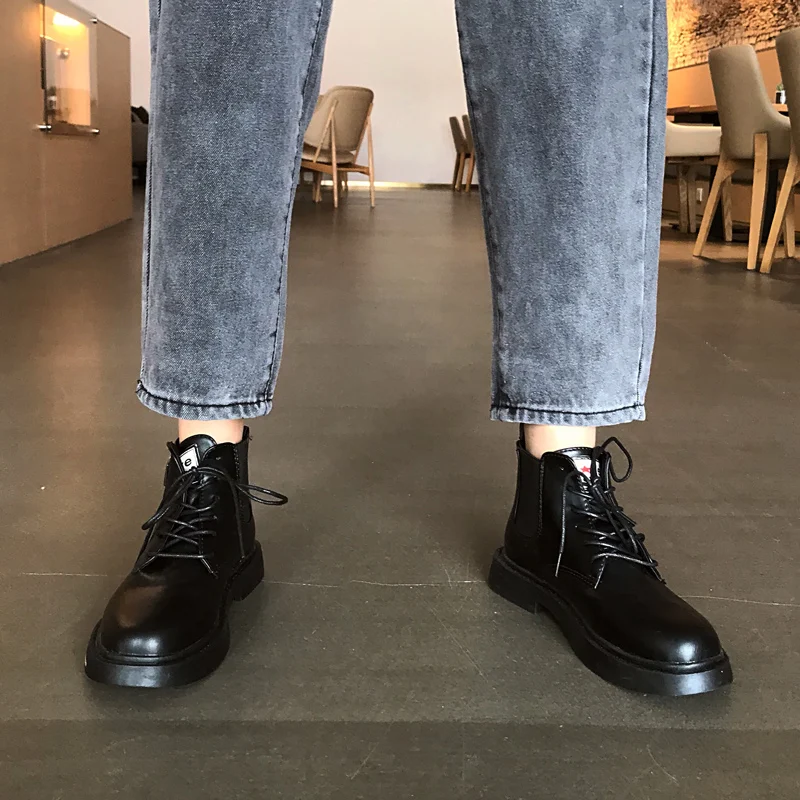 

High Waist Jeans Women Korean Style Denim Trousers Streetwear Womens Retro Full Length Stylish Females BF Loose Harajuku Washed