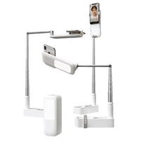 portable fill light foldable bluetooth selfie stick tripod 360 adjustable live show foldable phone stand
