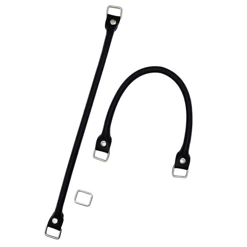 Leather Bags Straps Belts DIY Replacement Handbag Purse Handle Bag Accessory PU Coffee Black Round Bags Straps Belts Handmade