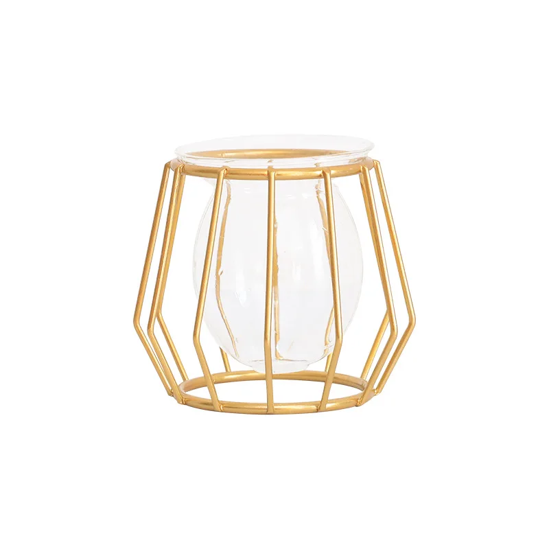 Железная ваза металлическое украшение Геометрическая железная линия для цветов