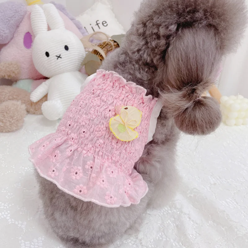 

Cute Dog Vest Skirt Chihuahua Clothing Yorkshire Terrier Puppy Pomeranian Shih Tzu Maltese Bichon Poodle Small Pet Dog Clothes