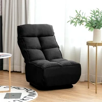 ergonomic swivel folding floor gaming chair 6 adjustable positions sturdy steel frame metal base foldable living room sofas