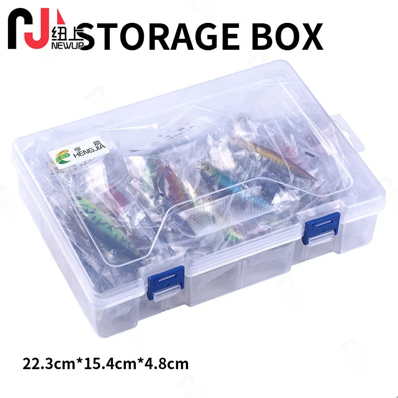 Коробка для рыболовных приманок 2 больших отделения прозрачная | Спорт и