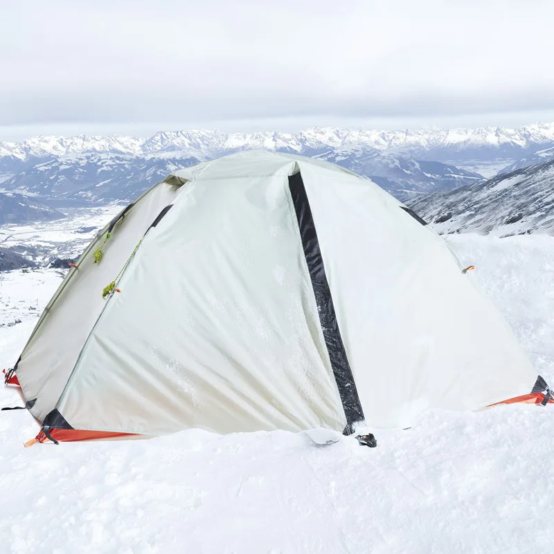 Verkauf Hewolf 2 Person Wasserdicht Camping Zelt Für Erholung Im Freien Doppel Schicht 4 Jahreszeiten Wandern Angeln Strand Tourist Zelte