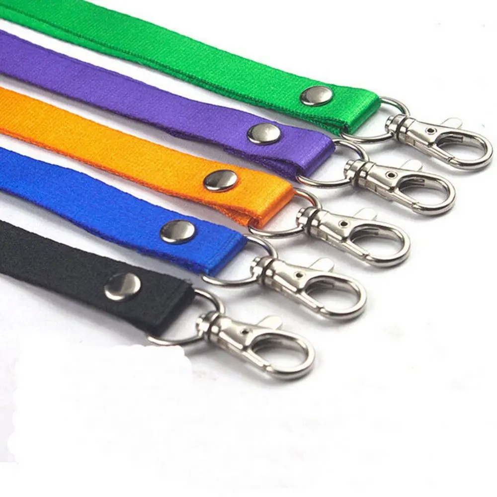 Safety Hanging Neck Strap Lanyard Safety Hanging Neck Strap Lanyard For Mobile Phone ID Name Badge Holder Keys Metal Ring