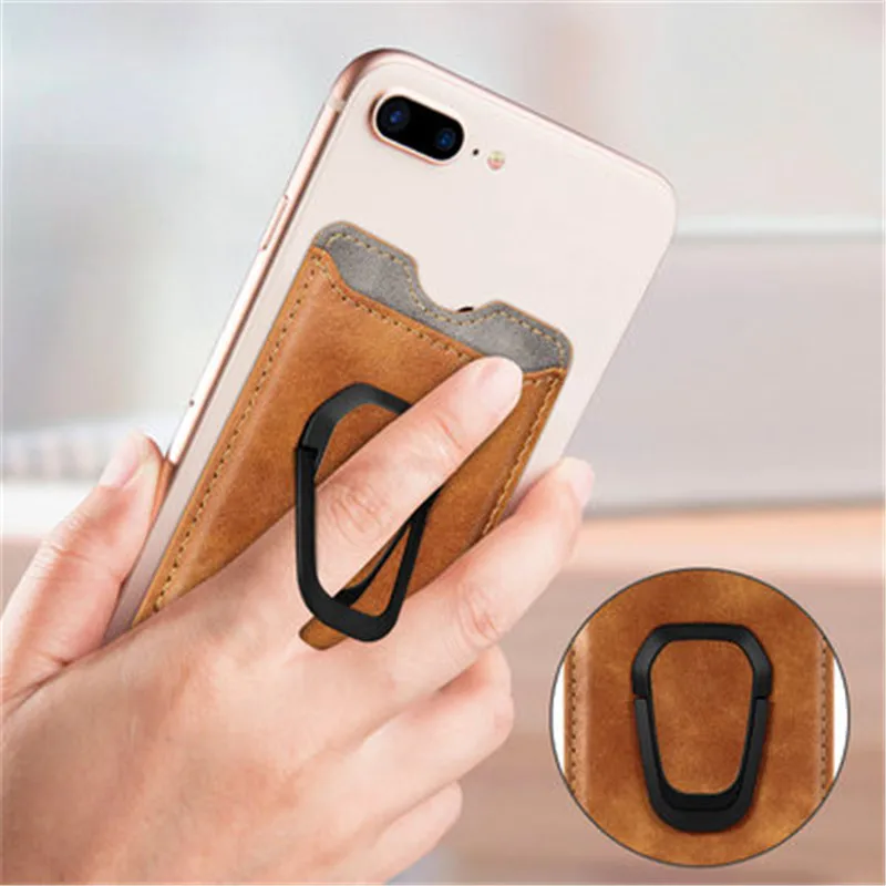 Клейкая задняя Подставка стикер для iPhone X XR XS 11 Pro Max кошелек держатель карт кольцо
