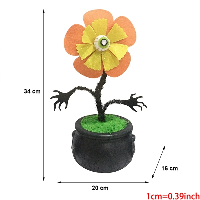 

Flower Plush Cute Simulation Plants Stuffed Toys, Creative Cartoon Flowers Potted Plants Pillow Bookshelf Decorations