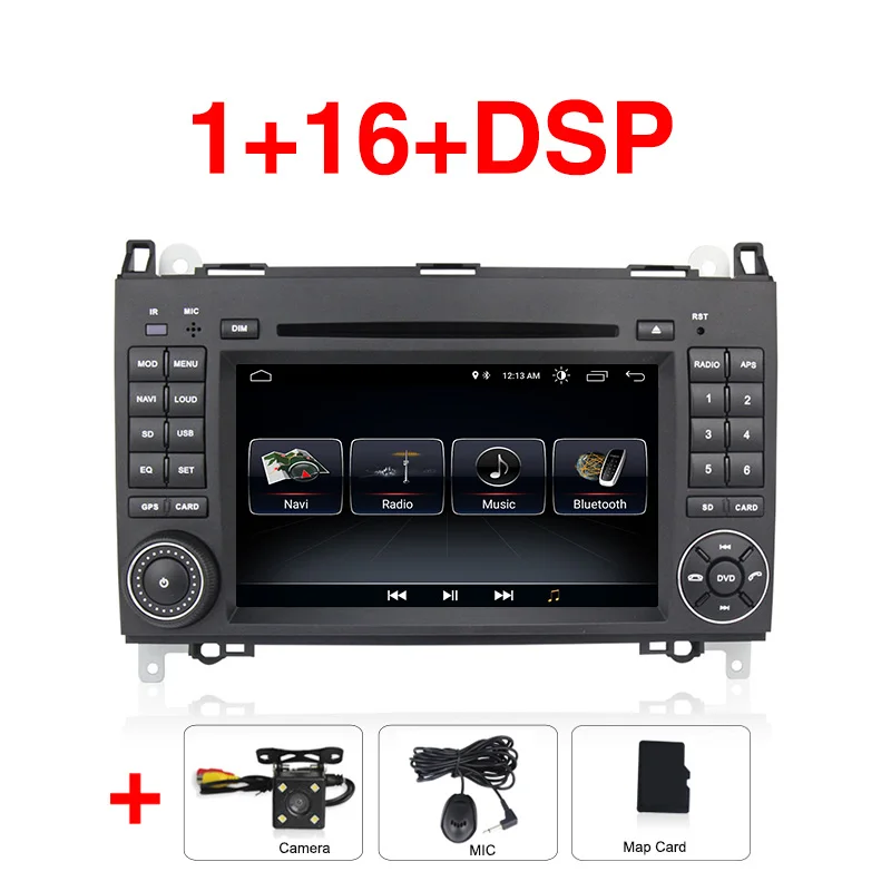 Car dvd camera Android 8,0 автомобильный dvd-плеер радио gps Navi для Mercedes Benz B200 A B класс W169 W245 Viano Vito W639 Sprinter W906 - Цвет: Car dvd camera